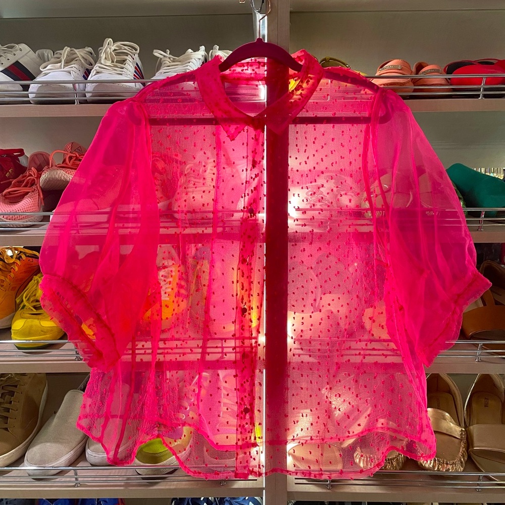 Bespoke sheer blouse
